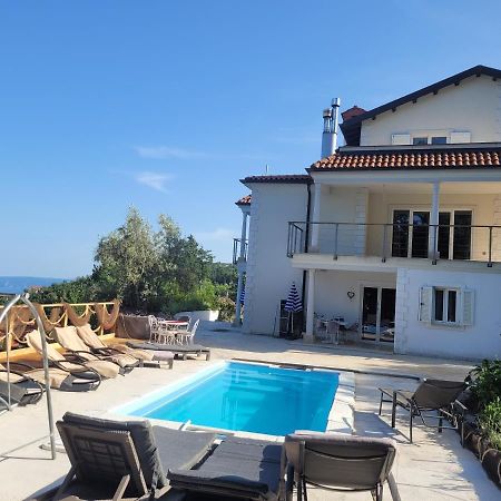 Ferienwohnung Mit Pool Kroatien Mit Meerblick Und Pool Lovran Dış mekan fotoğraf