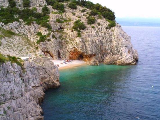 Ferienwohnung Mit Pool Kroatien Mit Meerblick Und Pool Lovran Dış mekan fotoğraf
