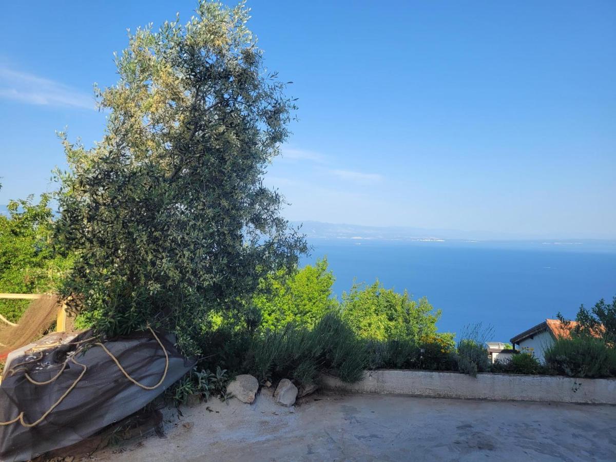 Ferienwohnung Mit Pool Kroatien Mit Meerblick Und Pool Lovran Dış mekan fotoğraf