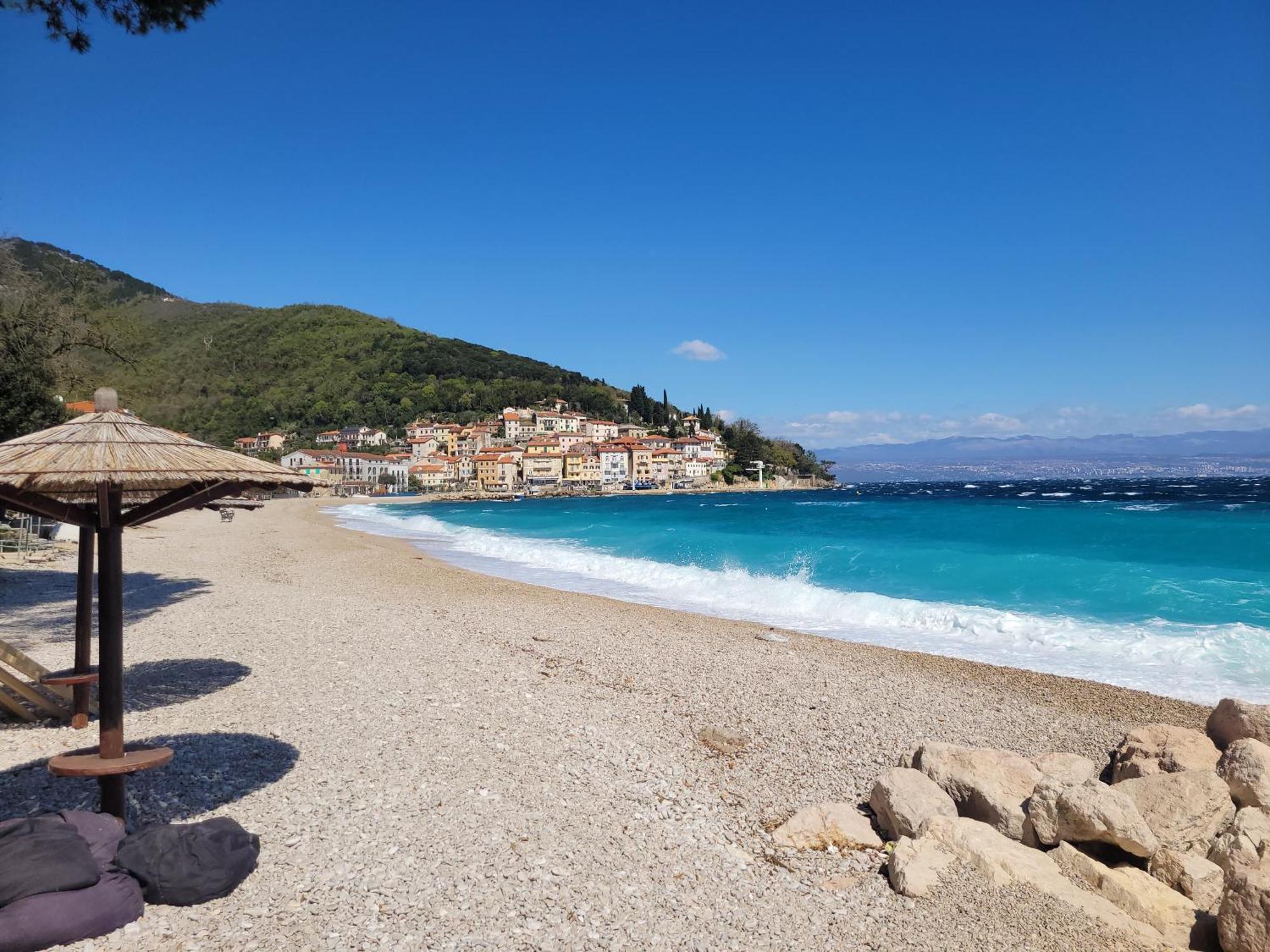 Ferienwohnung Mit Pool Kroatien Mit Meerblick Und Pool Lovran Dış mekan fotoğraf